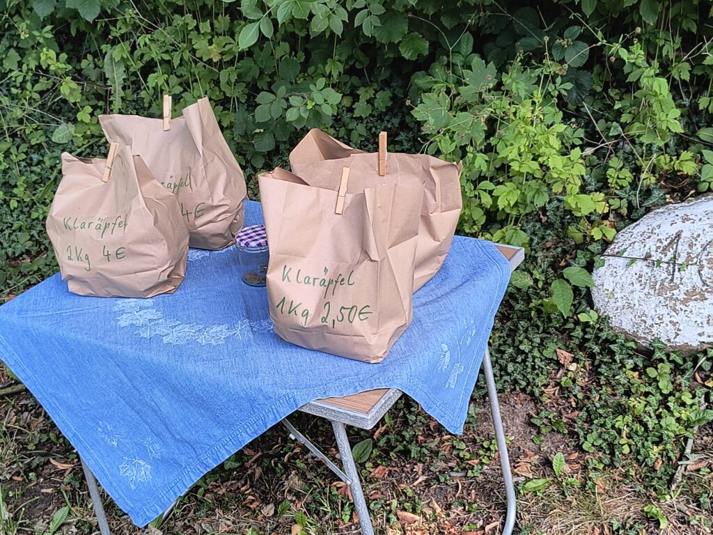 Klaräpfel zum Verkauf