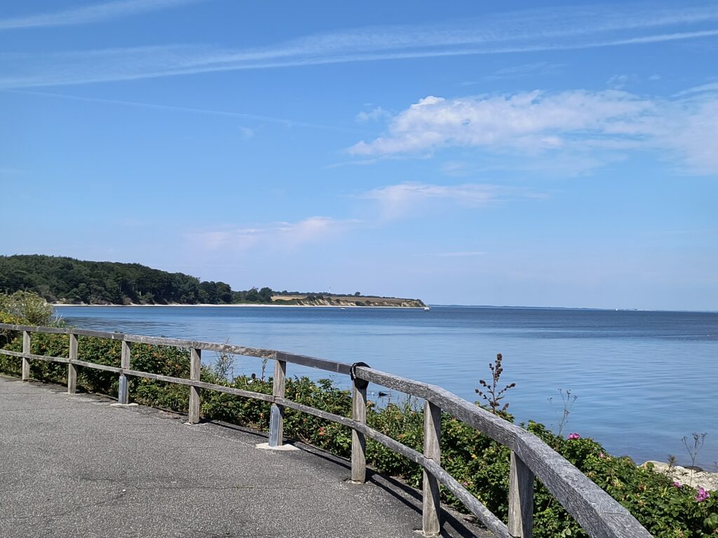 Blick auf die Steilküste