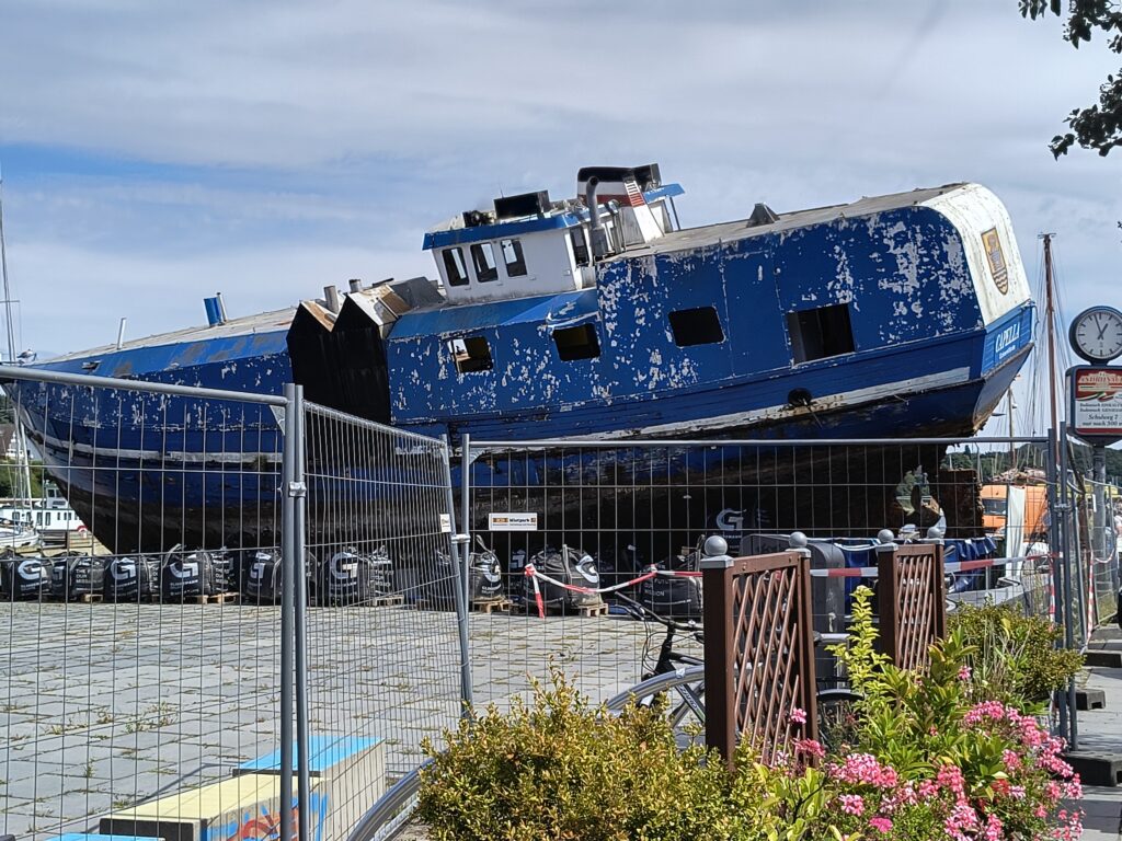 Restaurantschiff Capella Hafen von Eckernförde