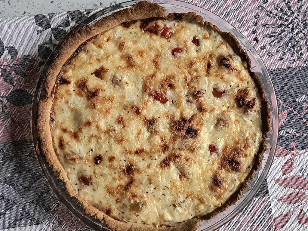 Tarte mit Kirschtomaten